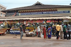 Shops at kukke subramanya